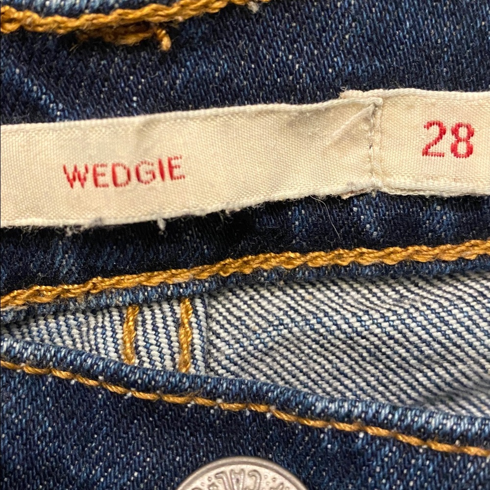 Classic High-Rise Straight Jeans in Dark Blue - Picture 9 of 14
